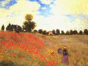 Claude Monet Poppies at Argenteuil oil painting picture wholesale